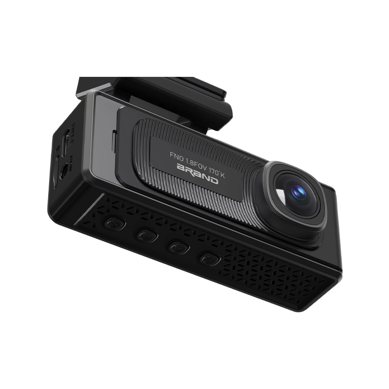 4K Dual Dashcam (Front 4K + Rear 1080p) with Type-C, Super Capacitor & Parking Mode