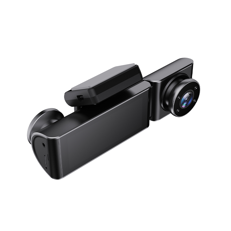 4K Ultra HD Dashcam – Triple Channel Front, Cabin, Rear Cameras, Gesture Control, Touch Screen, Loop Recording, Super Capacitor